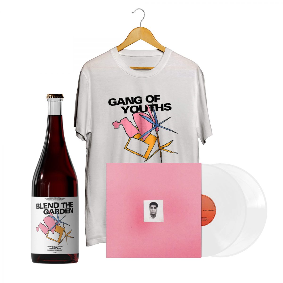 Blend The Garden Wine Bottle Shirt Vinyl