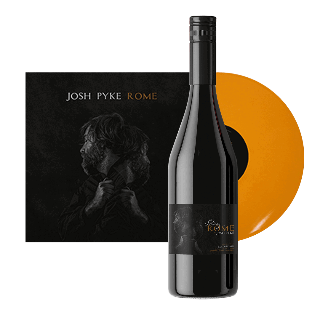 Crowbar Wine Josh Pyke Vinyl Wine Pack Shiraz Rome v1